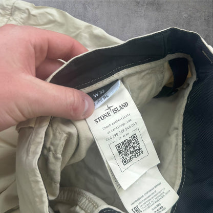 Stone Island Cargo Shorts Beige Newer Season Size 33W RRP £325