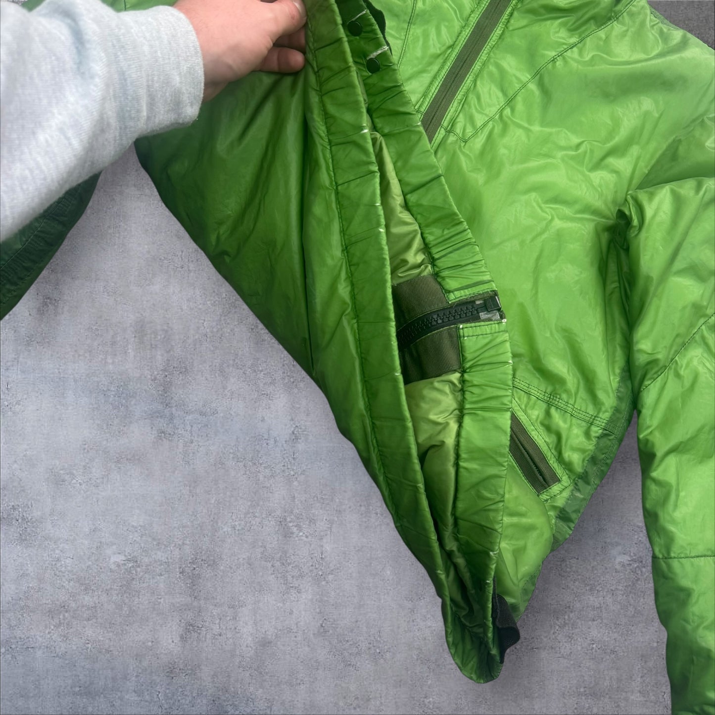 Stone Island Mesh Badge Puffer Jacket Large RRP £525