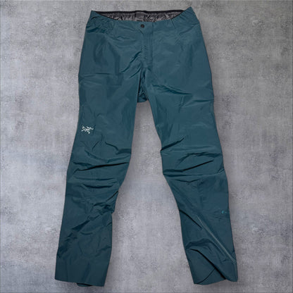Arcteryx Goretex Trousers Stunning Teal Colourway RRP £350