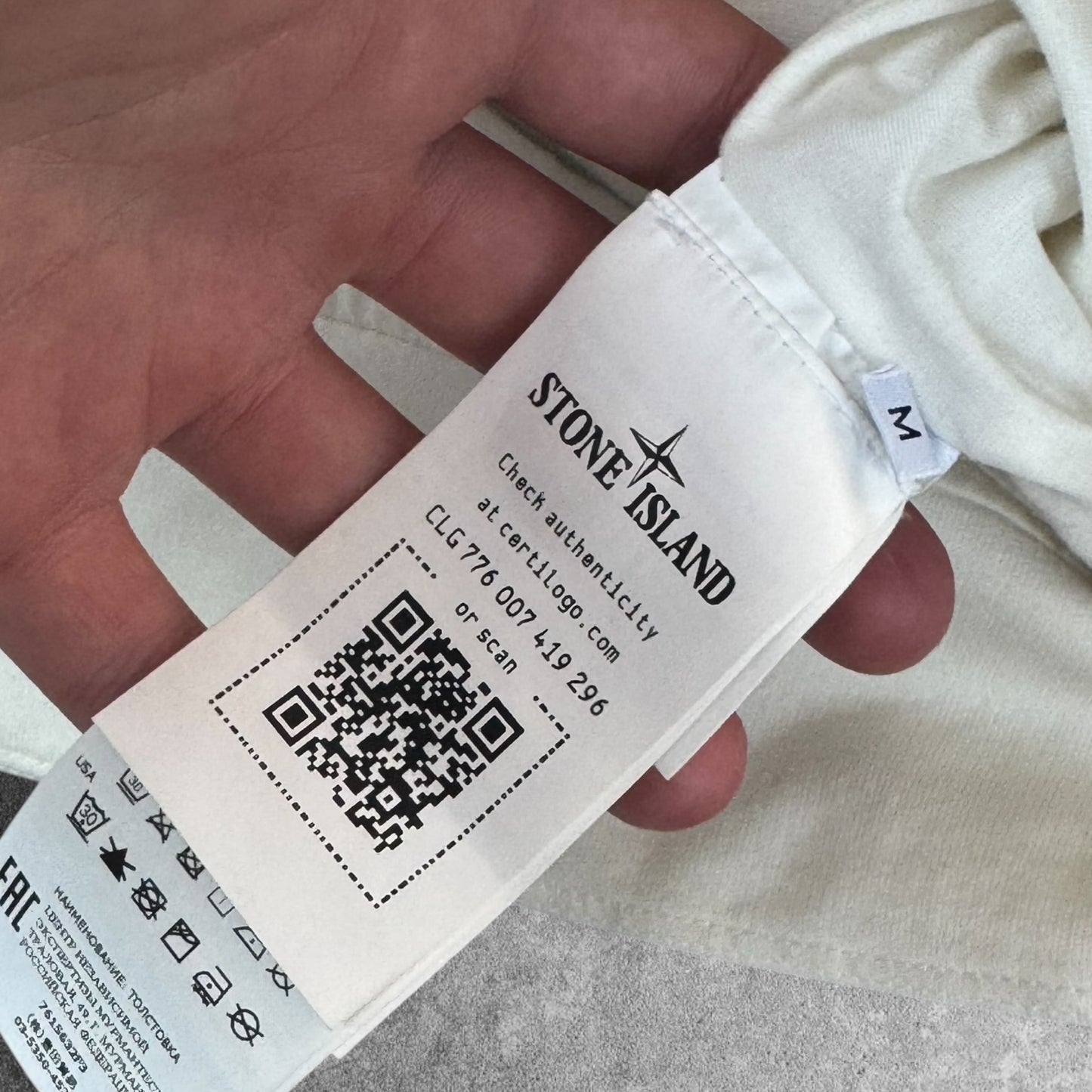 Stone Island Ghost Piece Jumper Medium RRP £350