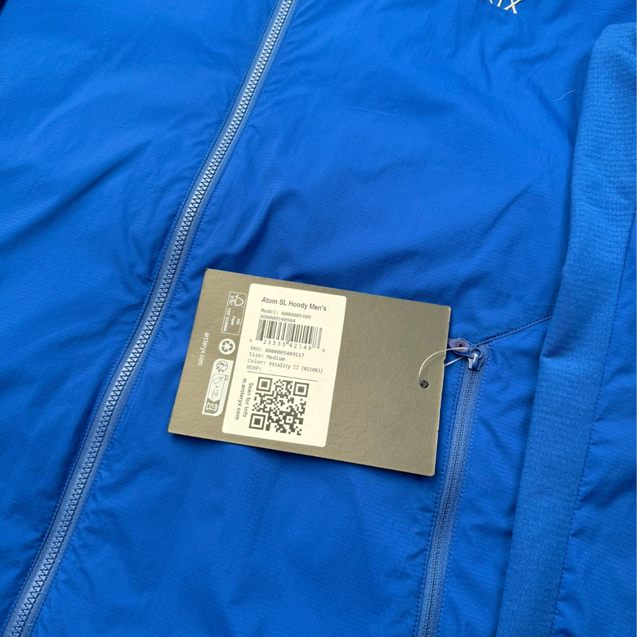 Arcteryx ATOM LT Vitality Blue Jacket