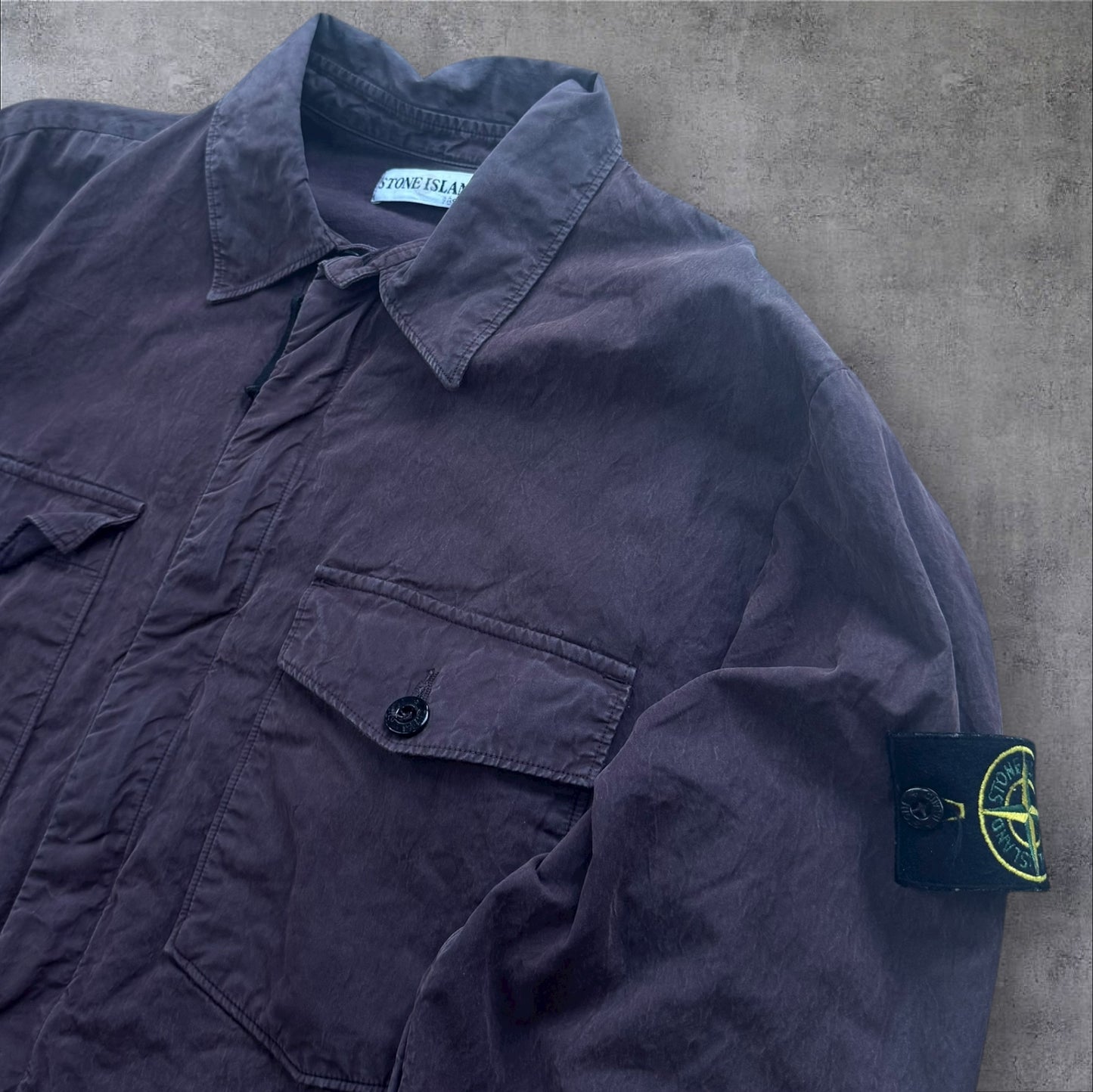 Stone Island Brushed Cotton Overshirt Medium (Fits Large) RRP £375+