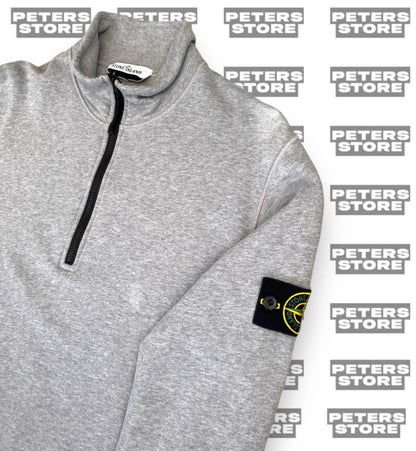 Stone Island Grey Quarter Zip