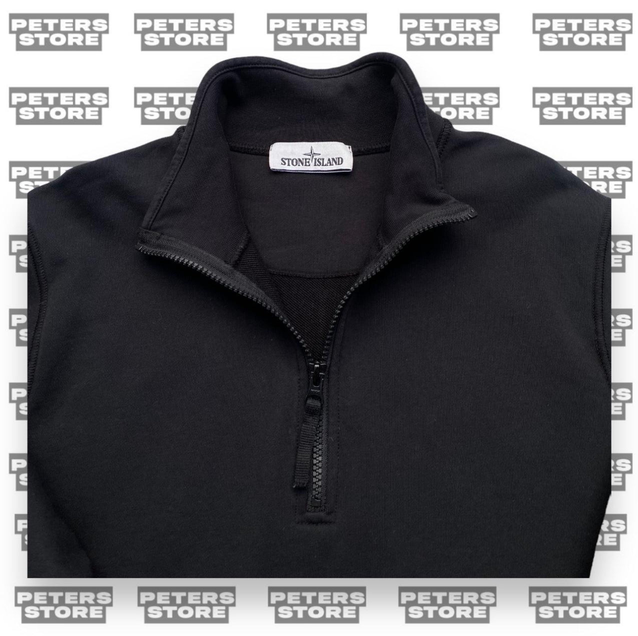 Stone Island Black Quarter Zip