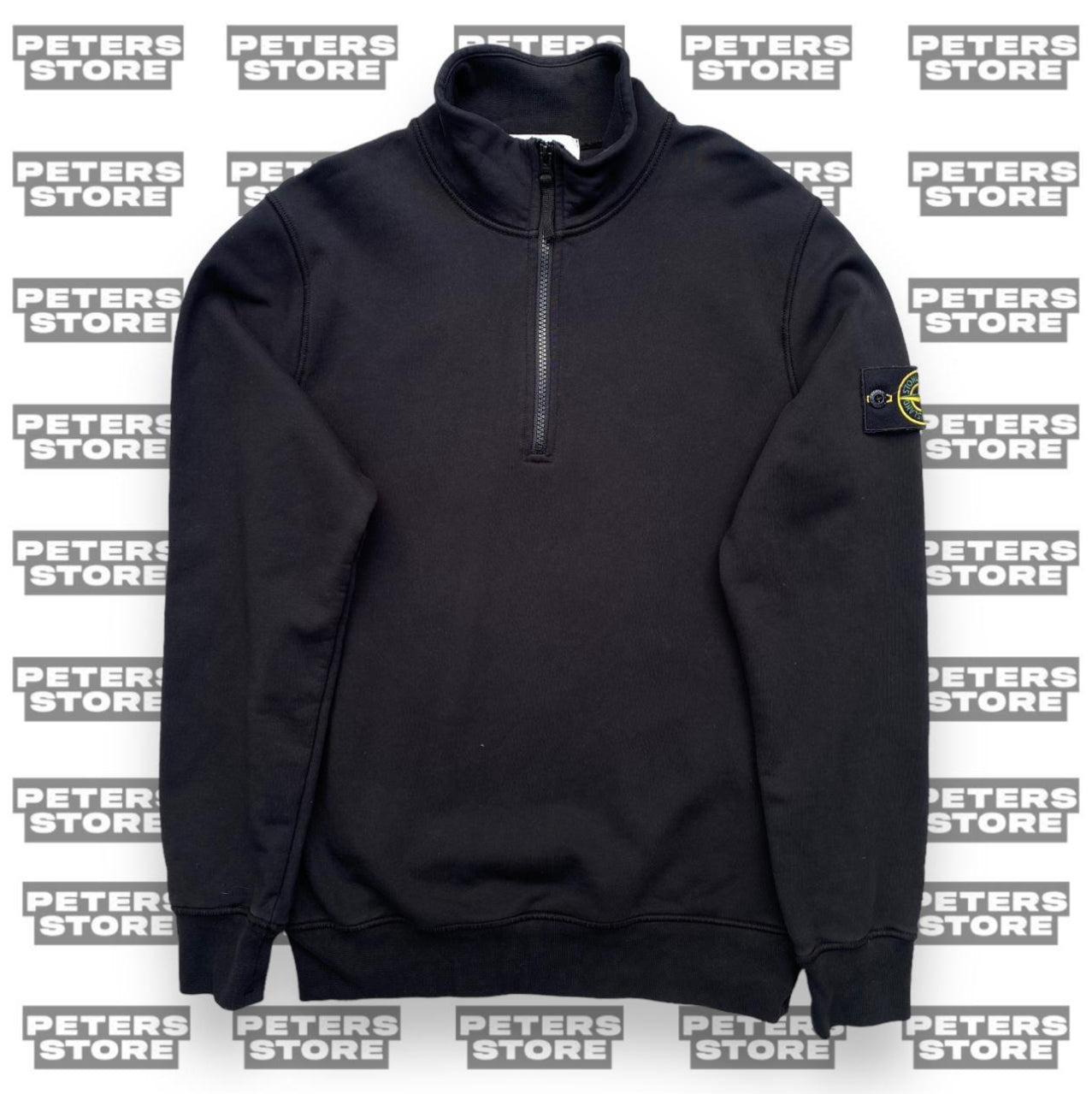 Stone Island Black Quarter Zip