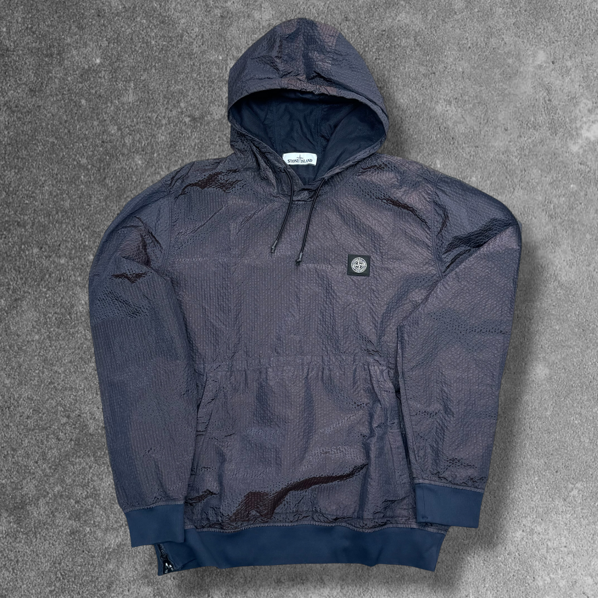 Stone Island Seersucker Hooded Jacket XL Fits XXL RRP £450