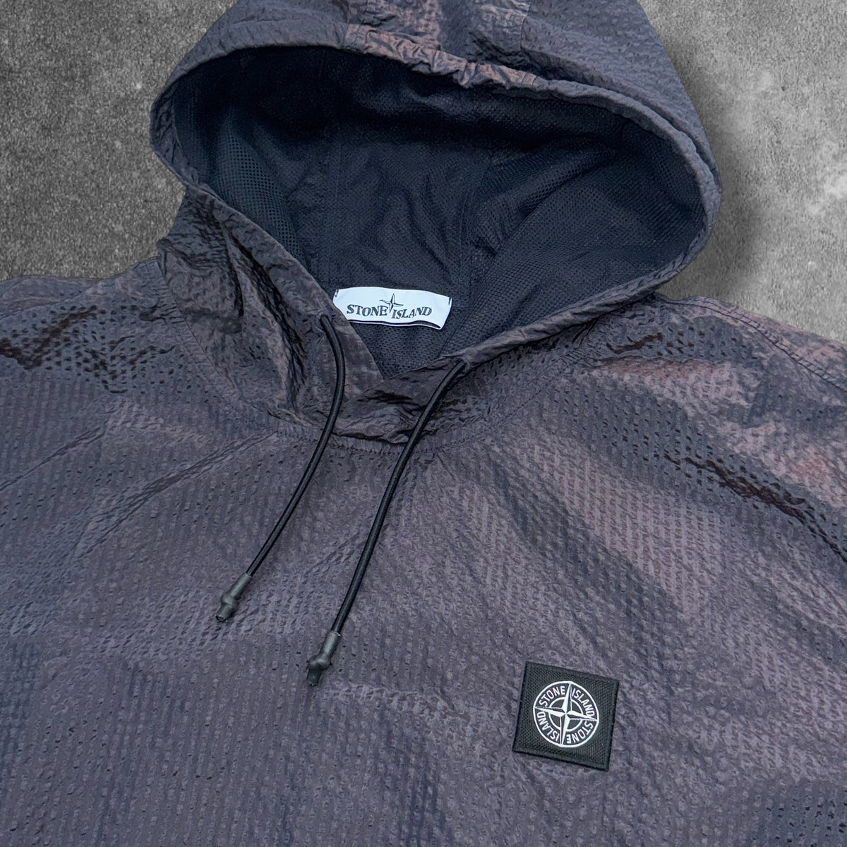 Stone Island Seersucker Hooded Jacket XL Fits XXL RRP £450