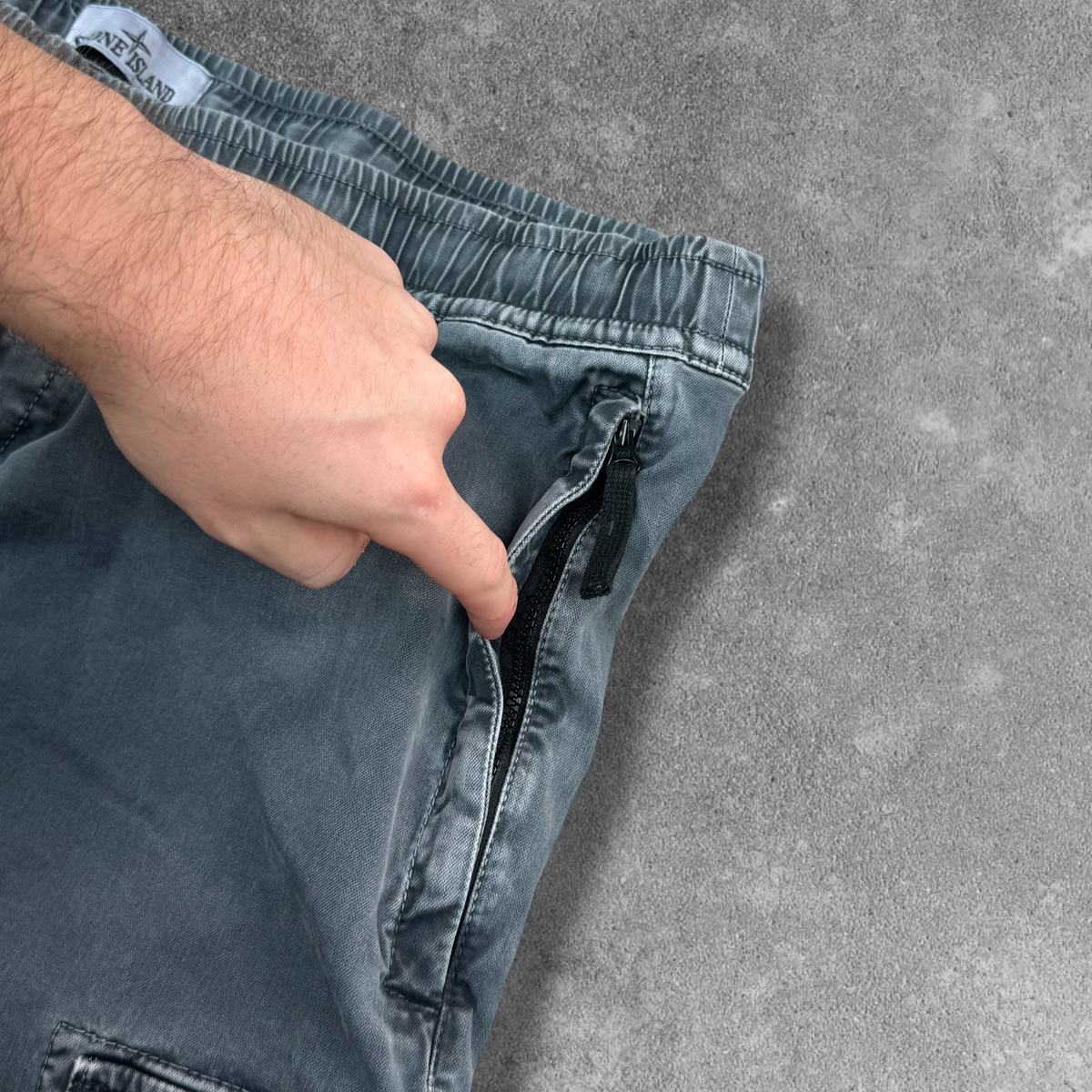 Stone Island Cargos W38 Charcoal Grey Garment Dyed RRP £350