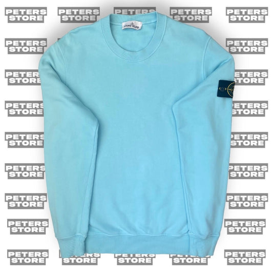 Stone Island Duck Egg Blue Crewneck Jumper