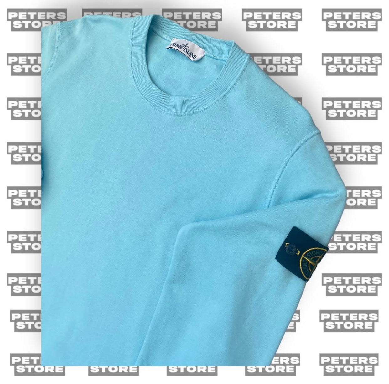 Stone Island Duck Egg Blue Crewneck Jumper