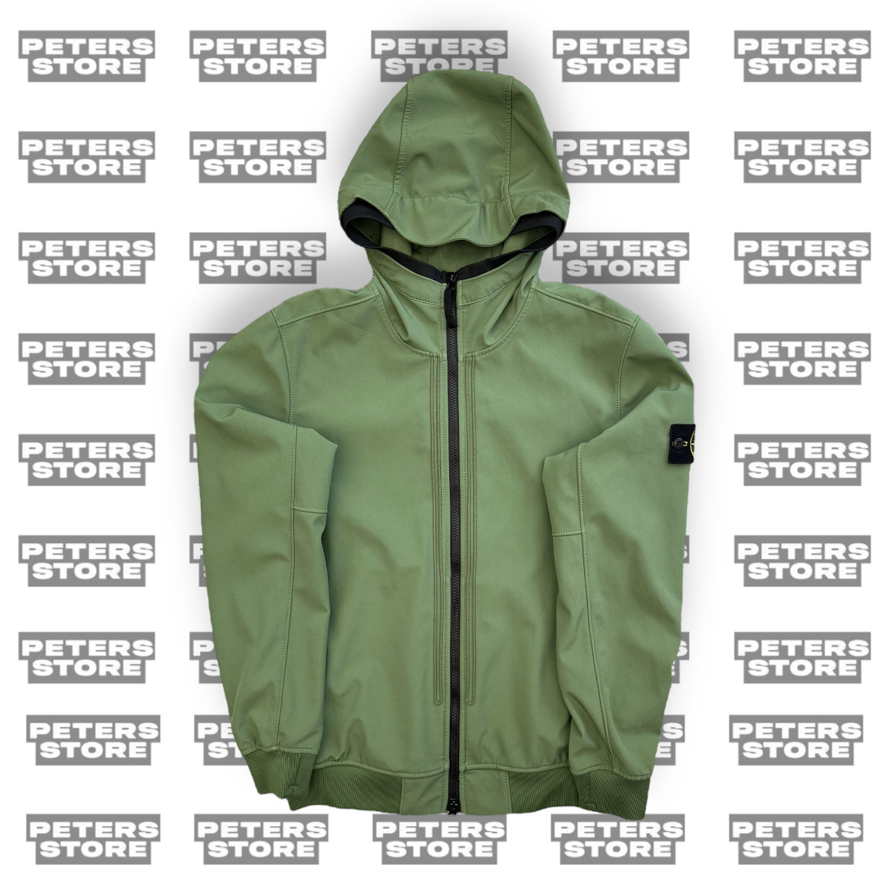 Stone Island Khaki Soft Shell Jacket