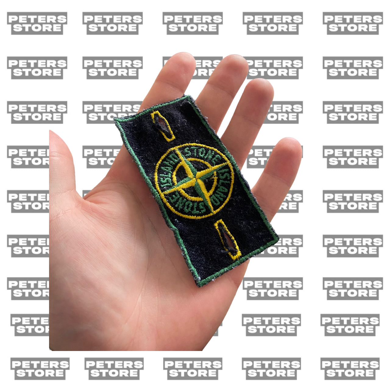 Stone Island Vintage Green Edge Badge