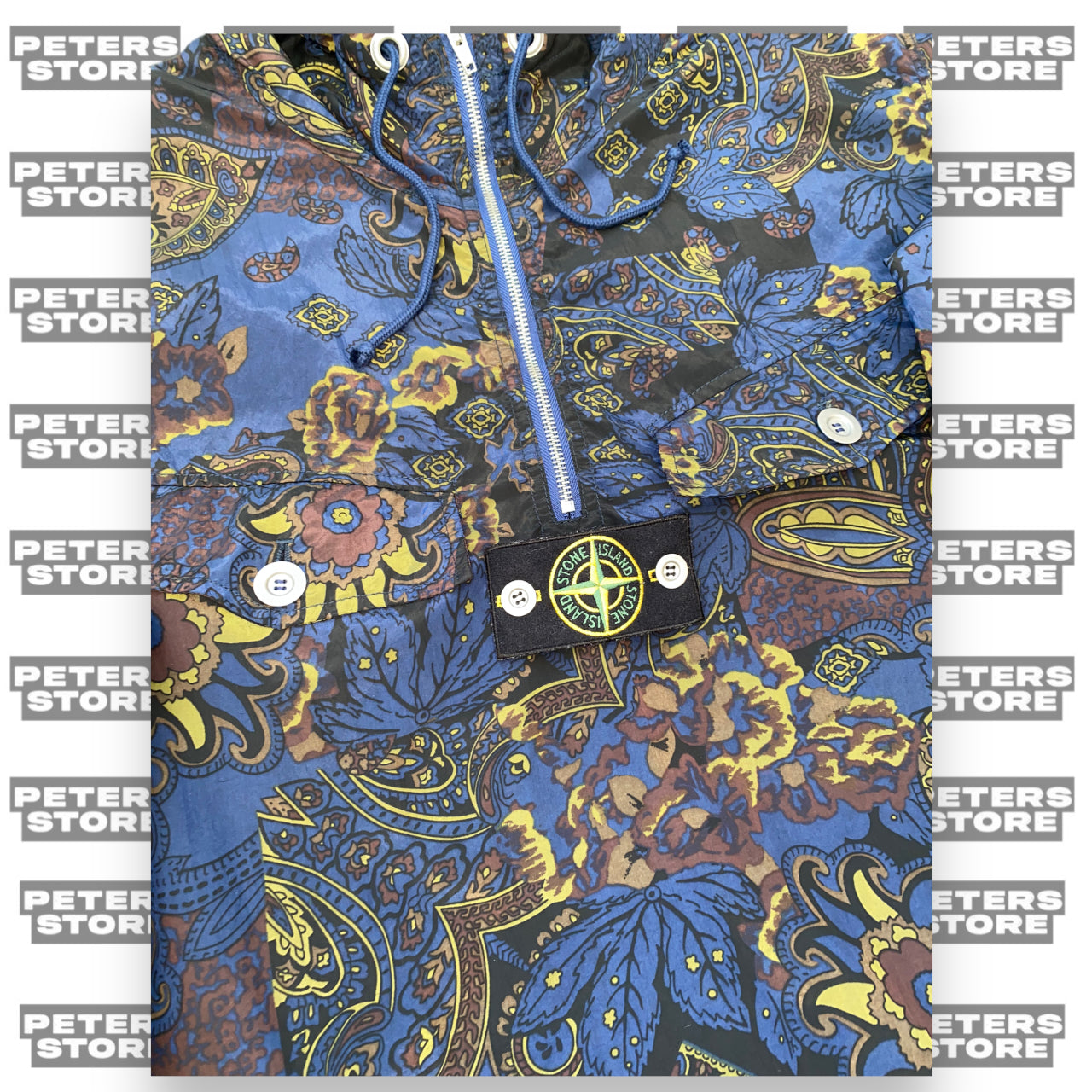 Supreme Stone Island Paisley Nylon Metal 5C Anorak