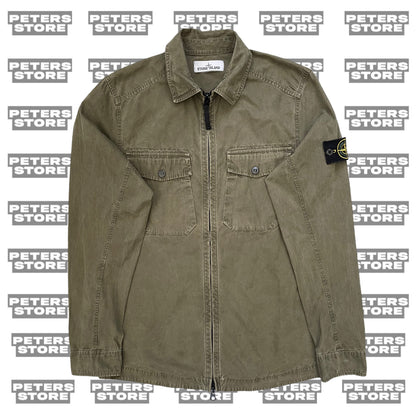 Stone Island Khaki Overshirt