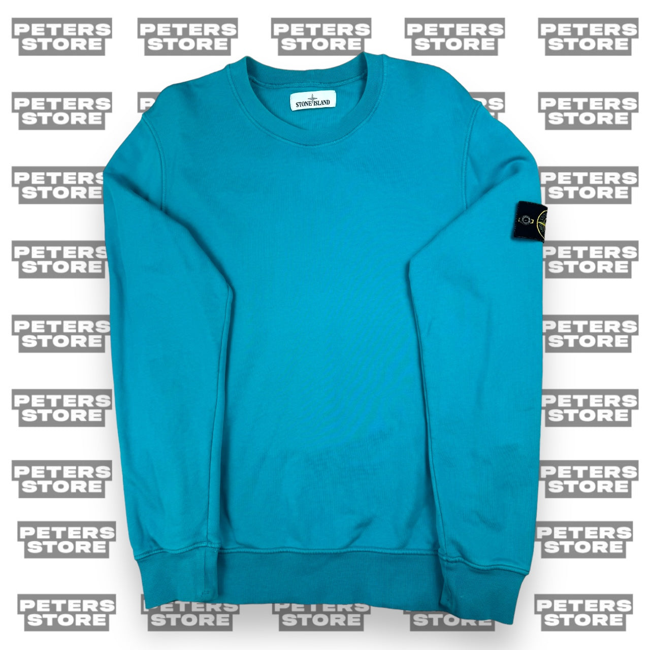 Stone Island Sky Blue Crewneck Jumper