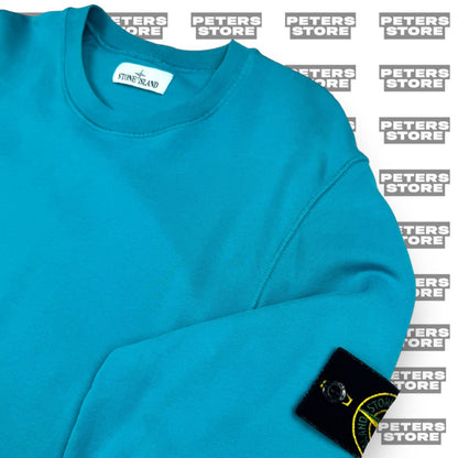 Stone Island Sky Blue Crewneck Jumper