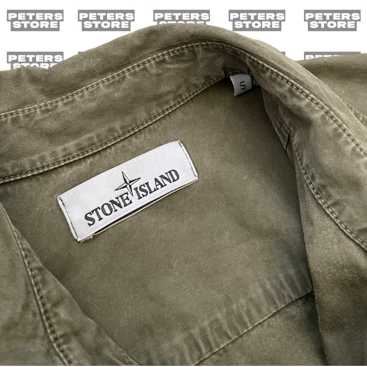 Stone Island Khaki Overshirt