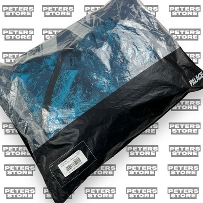 PALACE ASYMETRIC REAL TREE SHELL TOP BLUE