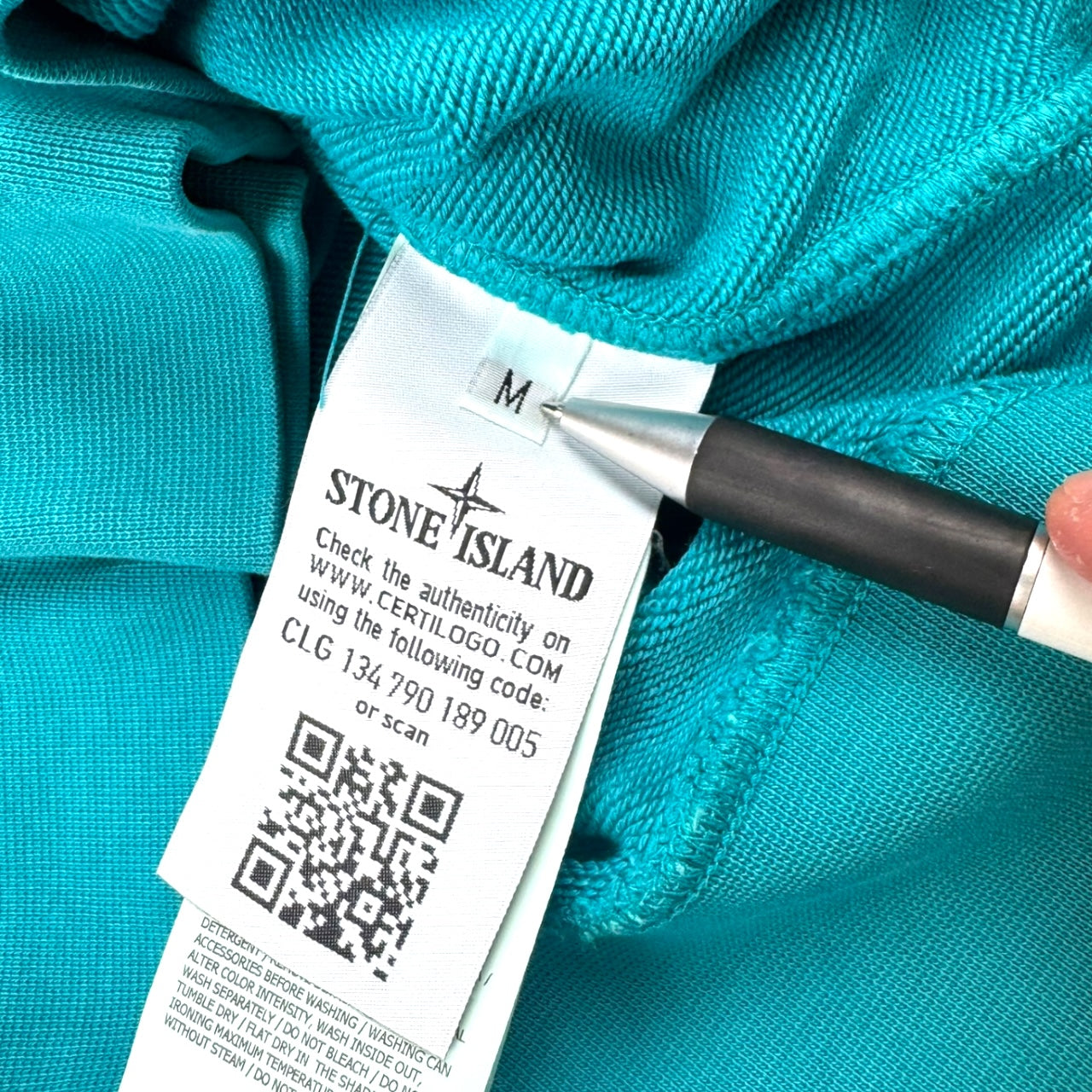 Stone Island Sky Blue Crewneck Jumper