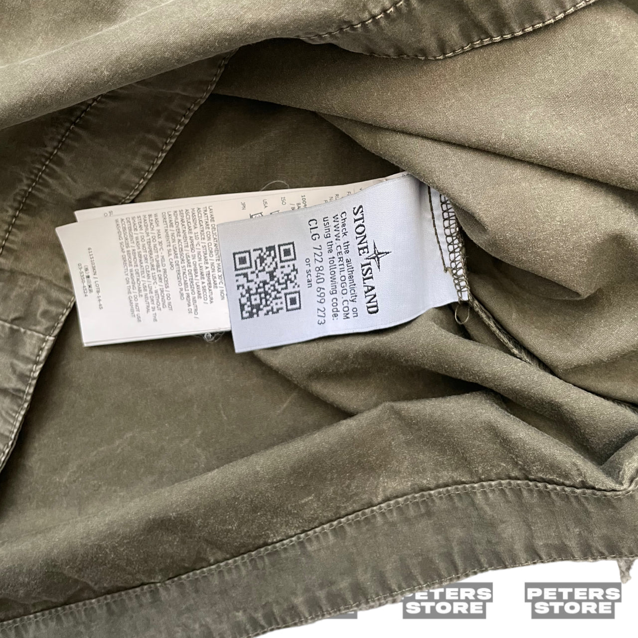 Stone Island Khaki Overshirt