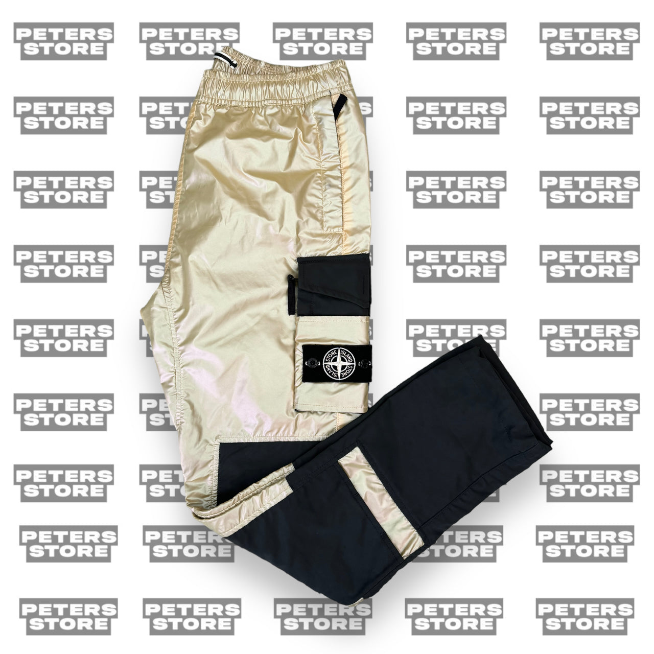 Stone Island Reflective Iridescent Cargo Trousers