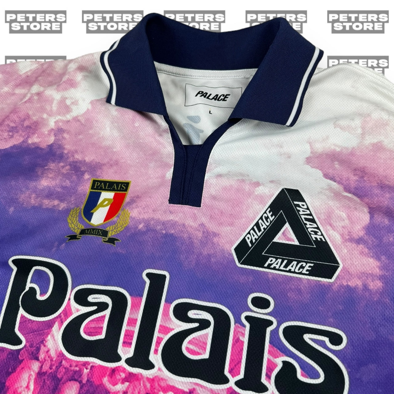 Palace Purple Persailles Football Jersey Top