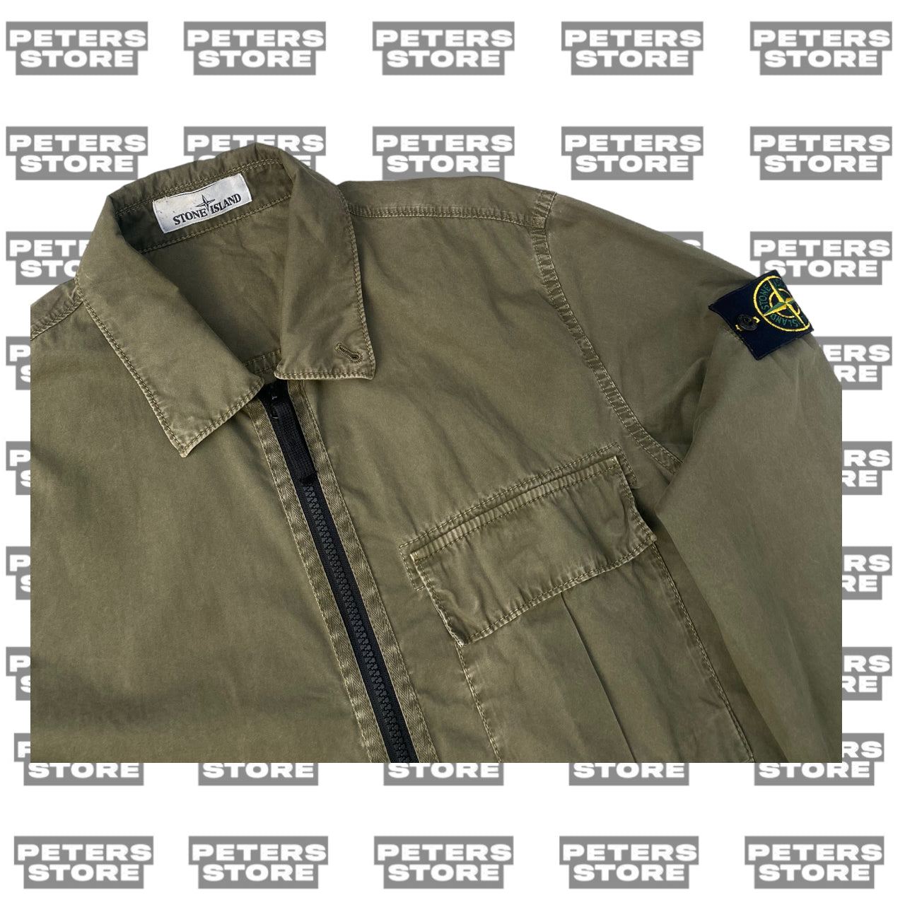 Stone Island Khaki Overshirt