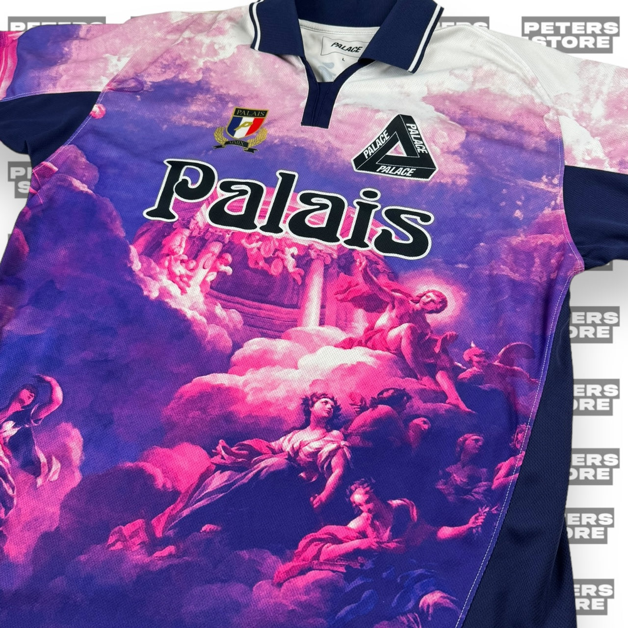 Palace Purple Persailles Football Jersey Top