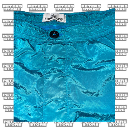 Stone Island Baby Blue Nylon Metal Swim Shorts