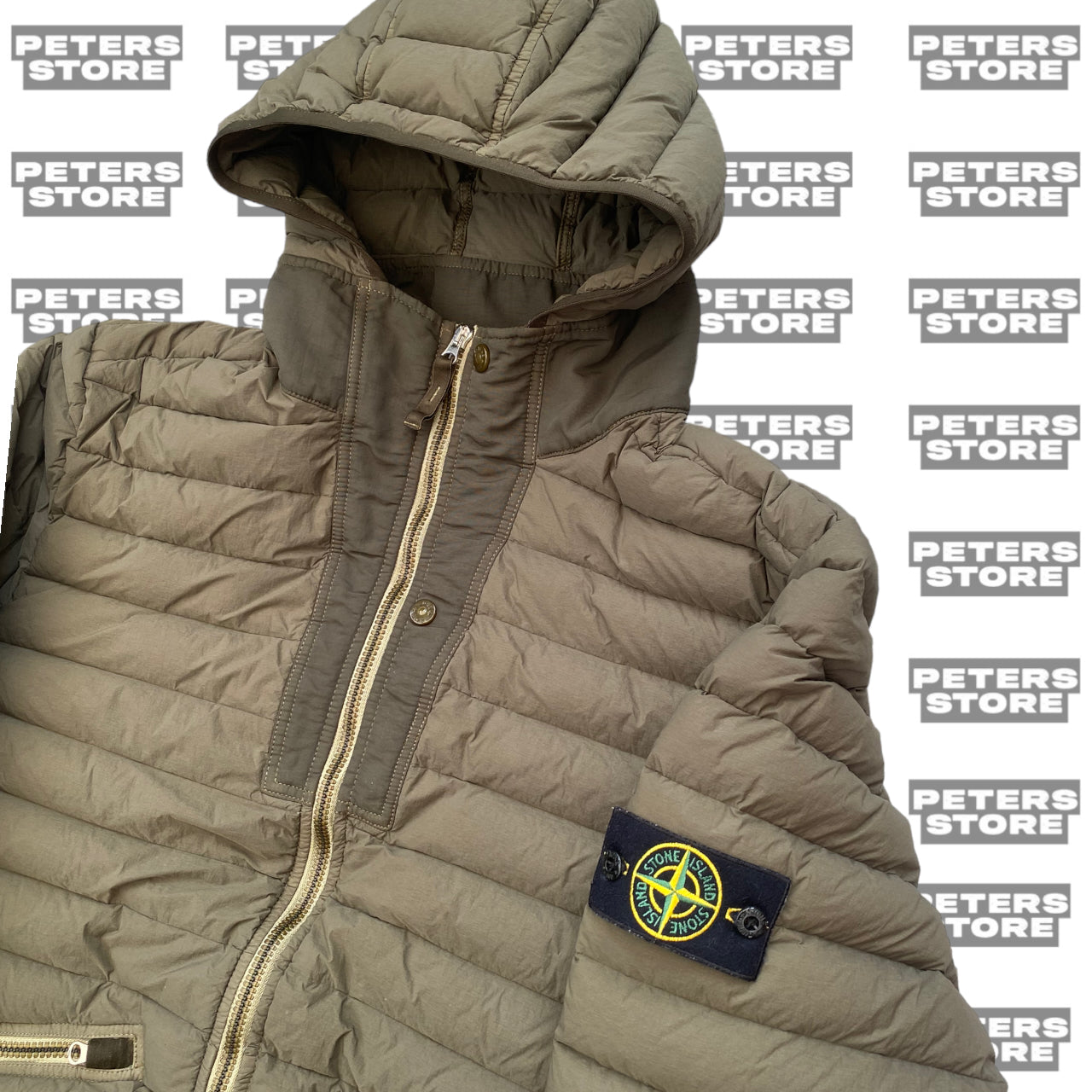 Stone Island Loom Woven Down Chambers Stretch Nylon- TC Puffer Jacket