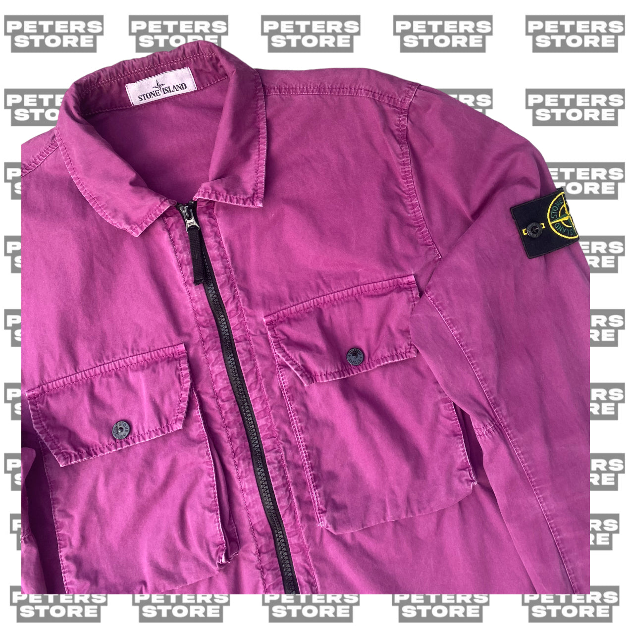 Stone Island Purple Overshirt