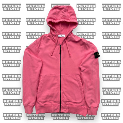 Stone Island Hot Pink Zip-Up Hoodie