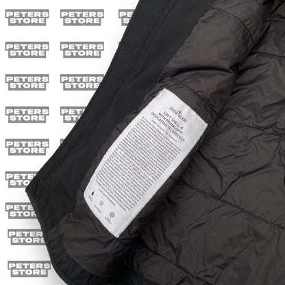 Stone Island Black Soft Shell R Jacket with Primaloft Insulation