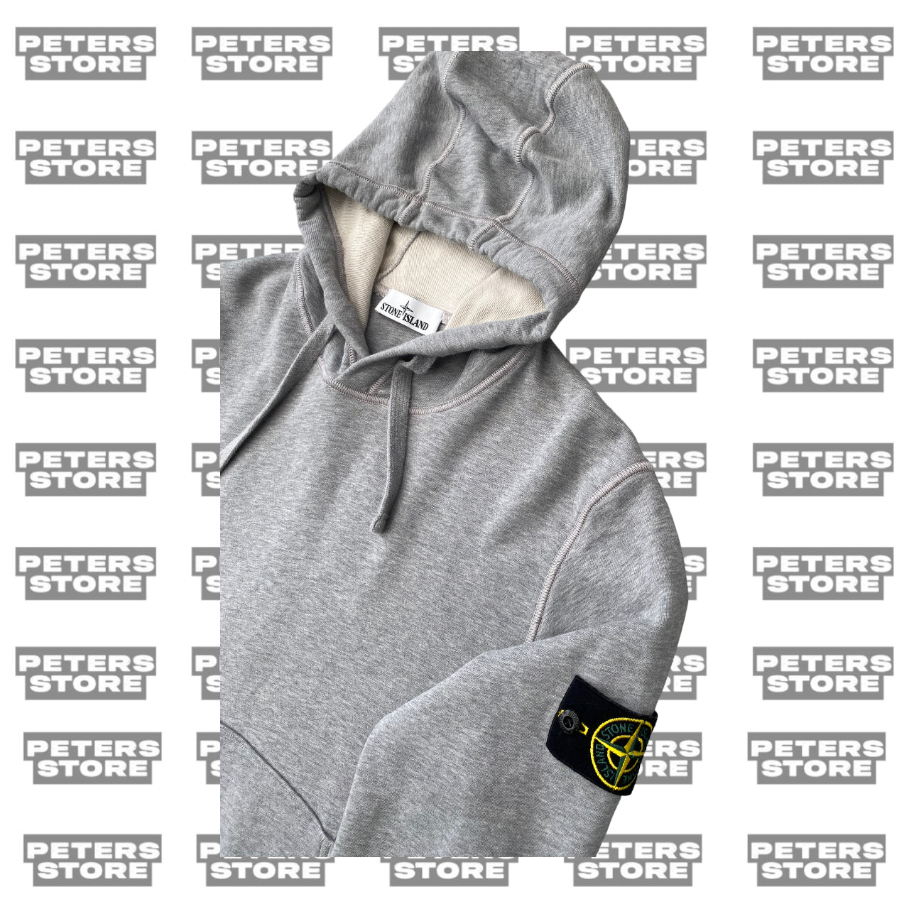 Stone Island Grey Hoodie