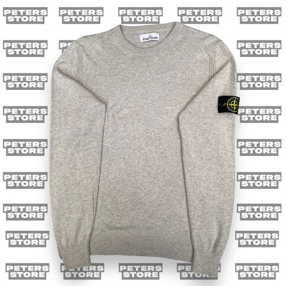 Stone Island Grey Knit Jumper