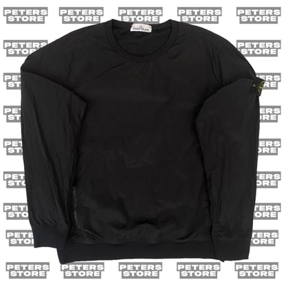 Stone Island Black Nylon Metal Jumper