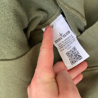 Stone Island Khaki Hoodie