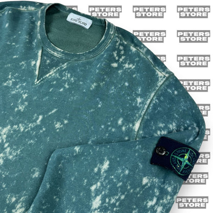 Stone Island Green Acid Wash Jumper