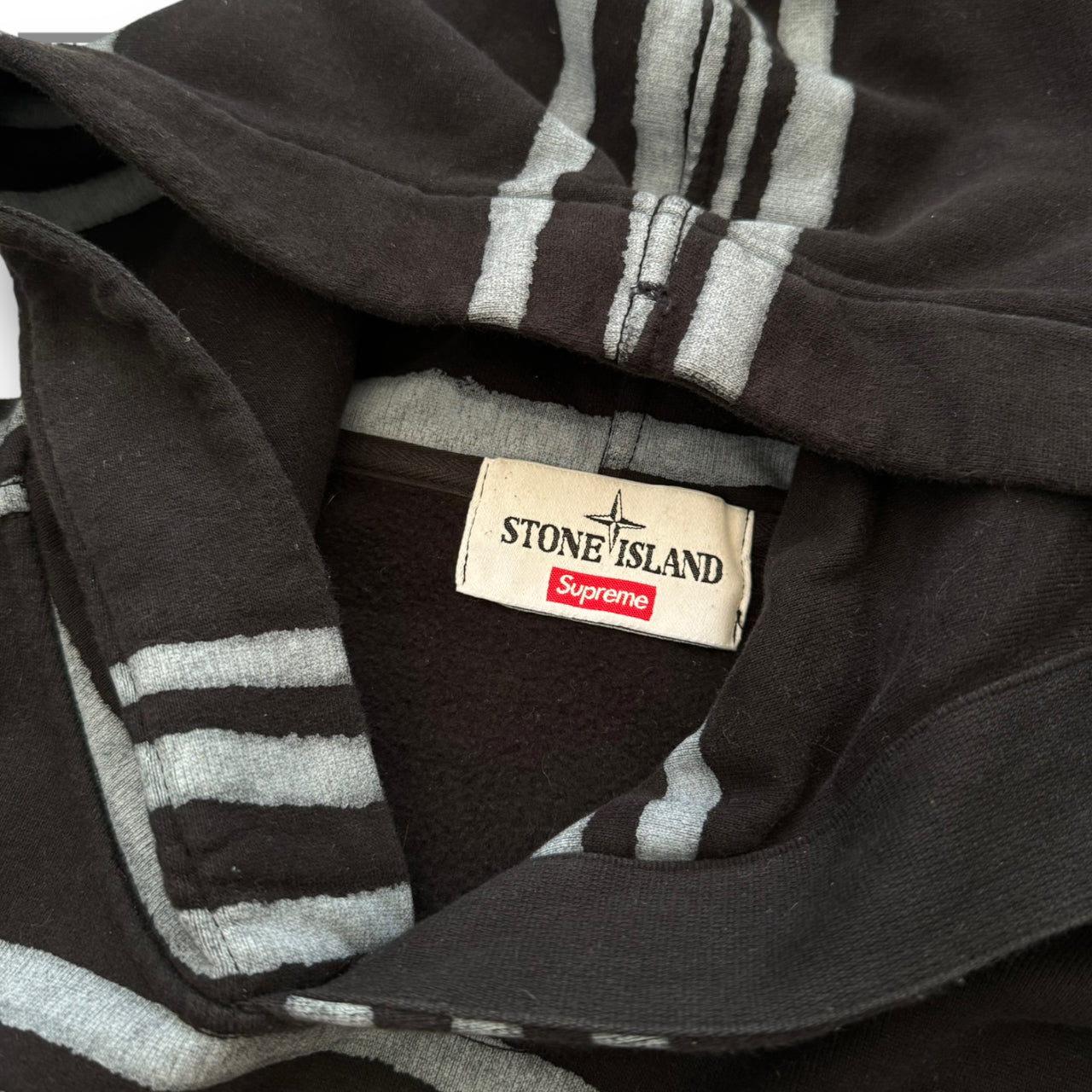 Stone Island x Supreme Warp Hoodie