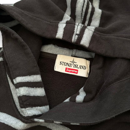 Stone Island x Supreme Warp Hoodie