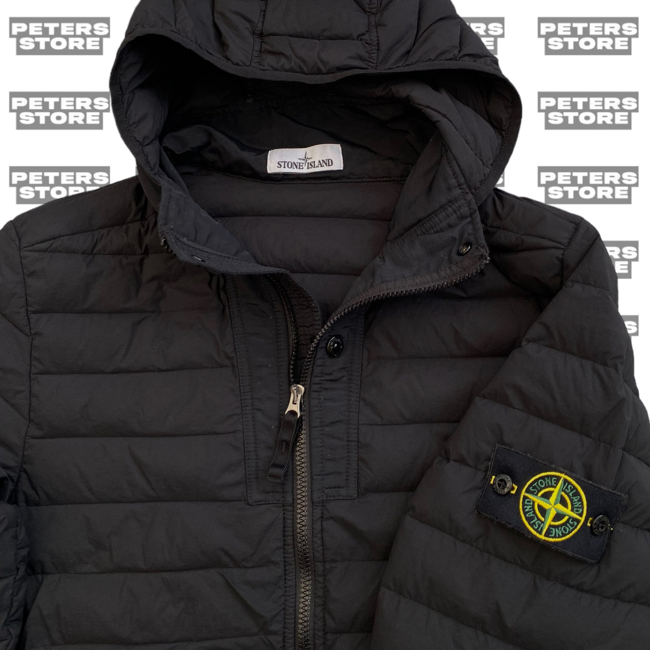 Stone Island Loom Woven Down Chambers Stretch Nylon- TC Puffer Jacket