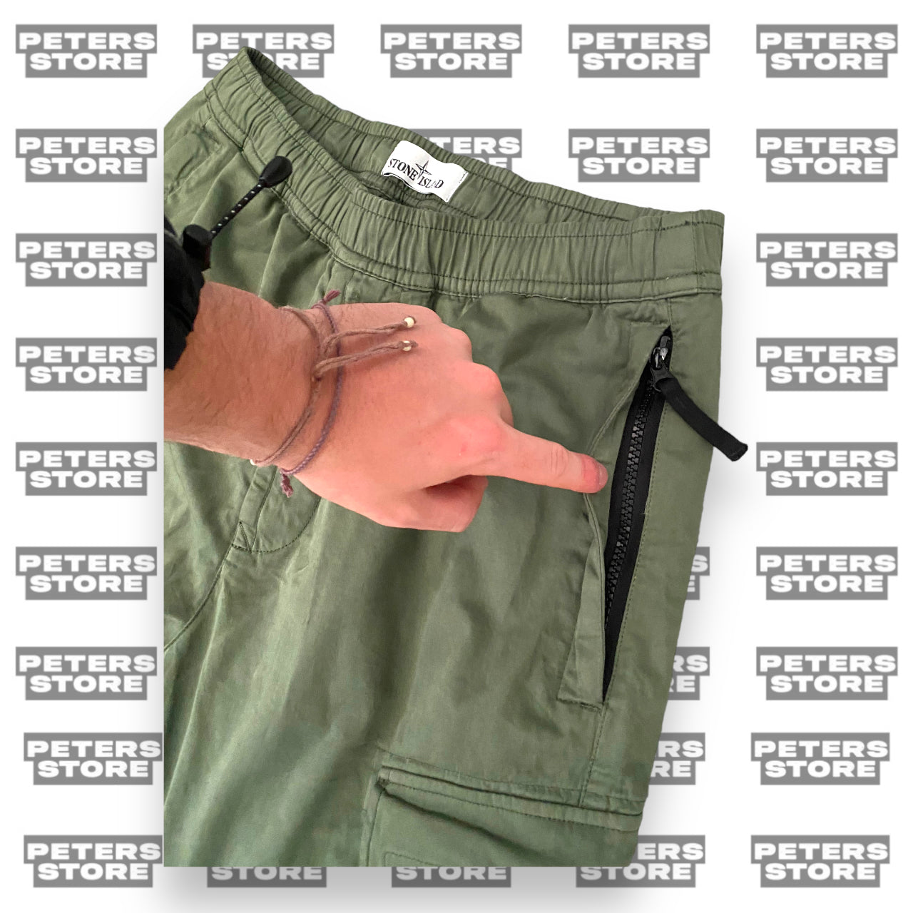 Stone Island Khaki Cargos