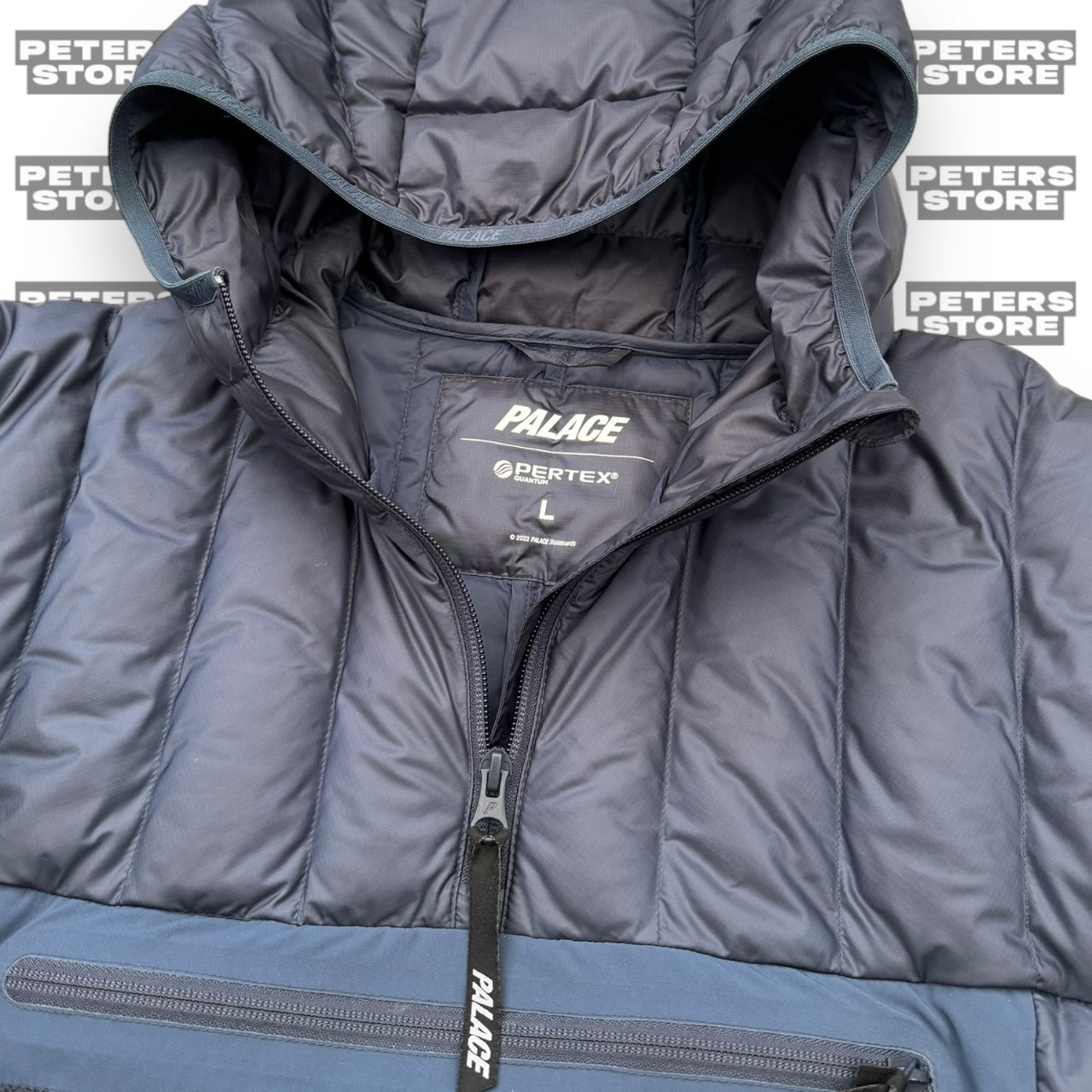 Palace Navy Pertex Quantum Puffer Jacket