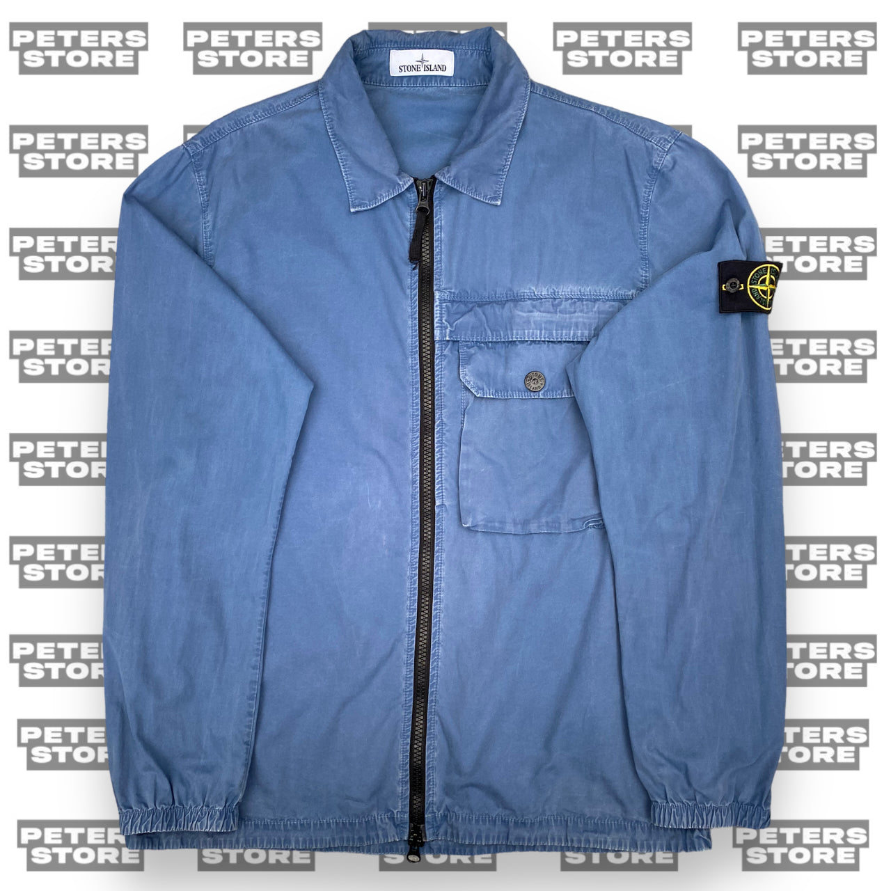 Stone Island Blue Overshirt