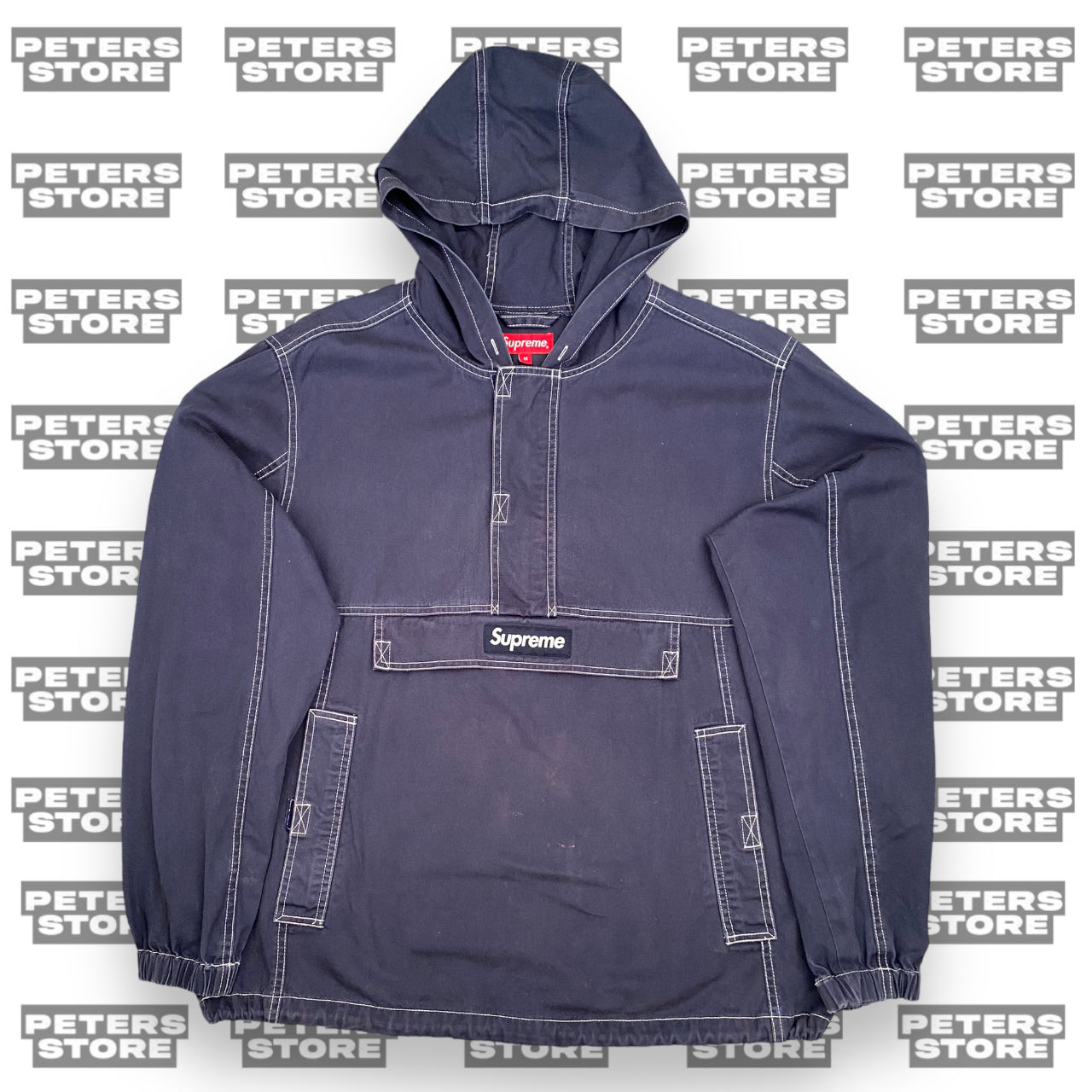 Supreme Contrast Stitch Pullover Jacket