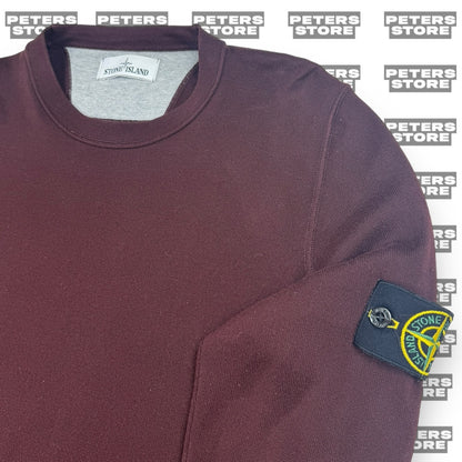 Stone Island Burgundy Knit Jumper