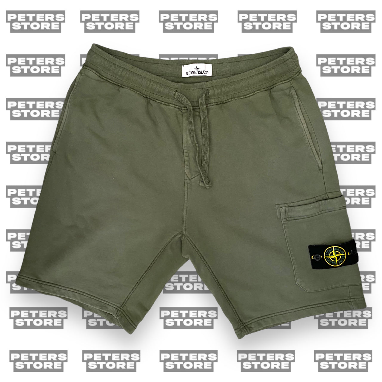 Stone Island Khaki Shorts