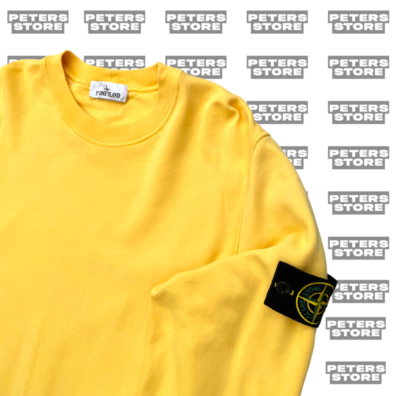 Stone Island Yellow Sweatshirt