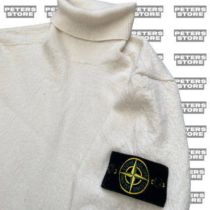 Stone Island Cream Turtle Neck Knit