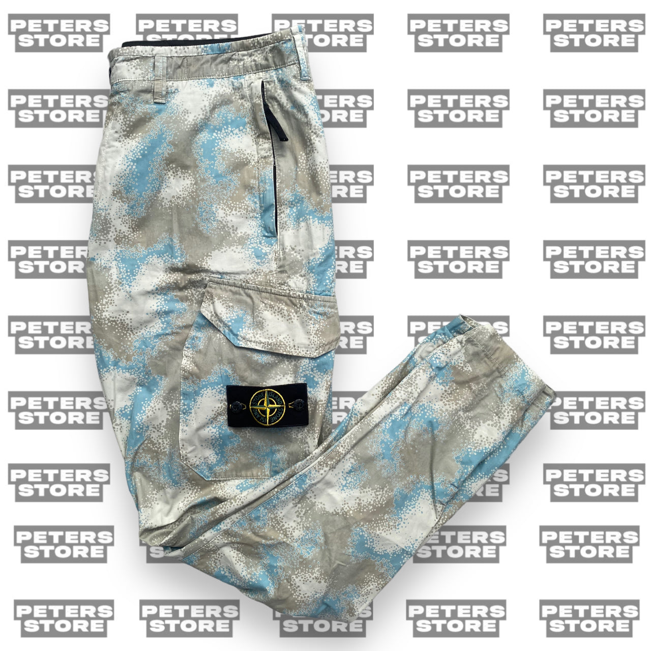 Stone Island Spray Camo Cargos